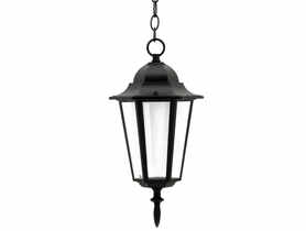 Lampa ogrodowa Liguria wiszaca czarna POLUX