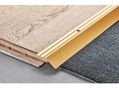 Zdjęcie: Profil progowy ochronny skośny aluminium anoda 45 mm 1 m srebrny CEZAR