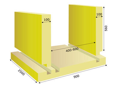 Zdjęcie: Płyta izolacyjna UB300/100-W, 900x2500 mm FINNFOAM