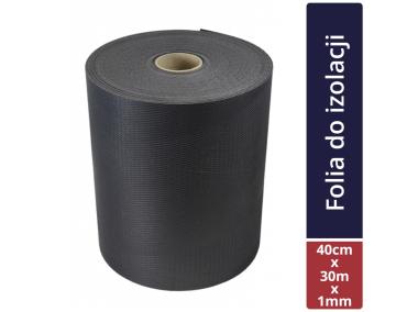 Zdjęcie: Folia do izolacji poziomej fundamentów modyfikowana 40 cm x 30 m x 1 mm TYTAN PROFESSIONAL