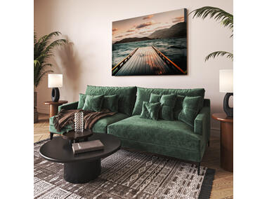 Zdjęcie: Obraz Canvas silver 85x113 cm copper STYLER
