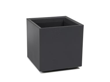 Zdjęcie: Kwietnik Karo Eco recycled 400x400 mm antracyt LAMELA