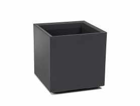Kwietnik Karo Eco recycled 400x400 mm antracyt LAMELA