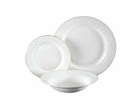 Komplet obiadowy dla 6 osób 18-elementowy AURELIA