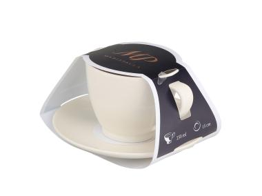 Zdjęcie: Filiżanka 250 ml Ecru Nova ze spodkiem 15 cm MARIA PAULA