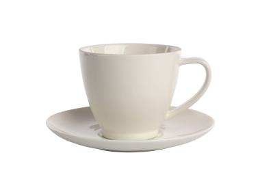 Zdjęcie: Filiżanka 250 ml Ecru Nova ze spodkiem 15 cm MARIA PAULA