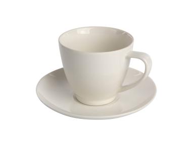 Zdjęcie: Filiżanka 250 ml Ecru Nova ze spodkiem 15 cm MARIA PAULA