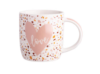 Zdjęcie: Kubek Baryłka szeroka Nbc 300 ml dekoracja Love ALTOMDESIGN