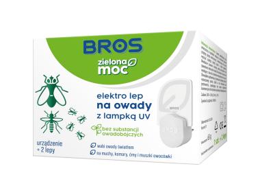 Zdjęcie: Lep na owady z lampką UV - urządzenie + 2 lepy BROS