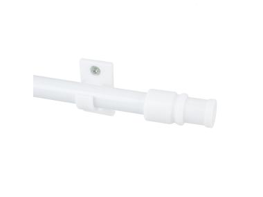 Zdjęcie: Pręt do zazdrostek 12 mm California 85-135 biały GARDINIA