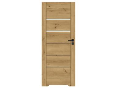Zdjęcie: Drzwi wewnętrzne Chicago dąb górski 90 cm prawe pełne z podcieciem slim WINDOOR