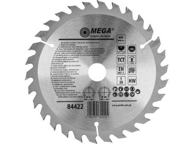 Zdjęcie: Piła tarczowa do drewna 160 30T 20/16 mm MEGA