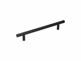 Uchwyt meblowy RE29 rozstaw 160 mm czarny super mat GAMET