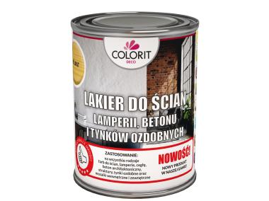 Zdjęcie: Lakier do ścian lamperii, betonu i tynków ozdobnych, półmat 750 ml COLORIT