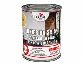 Lakier do ścian lamperii, betonu i tynków ozdobnych, półmat 750 ml COLORIT