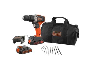 Zdjęcie: Wiertarko-wkrętarka udarowa 18V 1,5 Ah Black Decker STANLEY