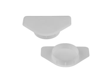 Zdjęcie: Zaślepka otworu zawiasu puszkowego fi 35 biała, 2 sztuki STAHL