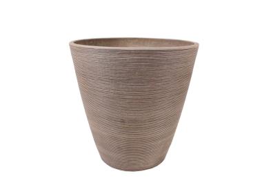 Zdjęcie: Donica z kompozytu 33x33x31,8 cm taupe TIN TOURS