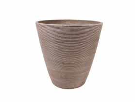 Donica z kompozytu 33x33x31,8 cm taupe TIN TOURS
