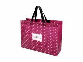Torba na zakupy 38x28x12 cm Spring (burgund) SIMPLE SOLUTIONS