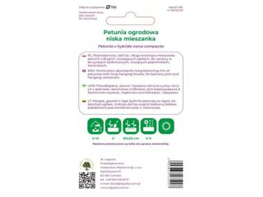 Zdjęcie: Petunia ogrodowa niska zwarte mieszanka 0,10 g W.LEGUTKO