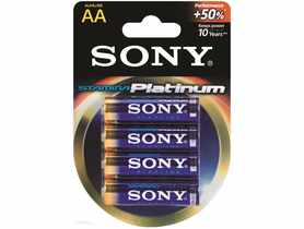 Baterie alkaiczne Stamina Platinum R6 AA - 4 szt. SONY