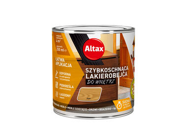Zdjęcie: Lakierobejca szybkoschnąca do wnętrz 0,25 L dąb ALTAX