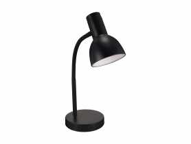 Lampka biurkowa Santiago E27 kolor czarny max 40 W STRUHM