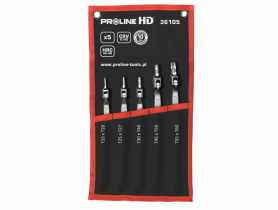 Klucze przegubowe Torx T15xT20-T55xT60 - 5 szt. CV HD PROLINE