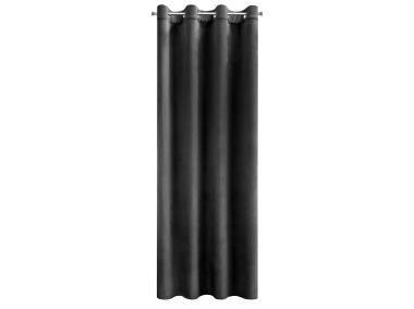 Zdjęcie: Zasłona gotowa Melanie 140x250 cm czarny EUROFIRANY