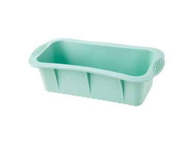 Zdjęcie: Forma silikonowa podłużna 25x13x6,8 cm zielona ALISA
