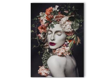 Zdjęcie: Obraz Canvas silver 85x113 cm baroque STYLER