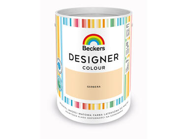 Zdjęcie: Farba lateksowa Designer Colour Gerbera 5 L BECKERS