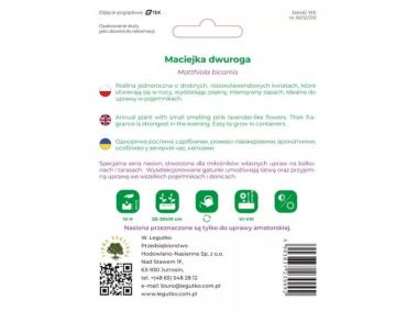 Zdjęcie: Maciejka dwuroga różowolawendowa 2 g na balkon i taras W.LEGUTKO