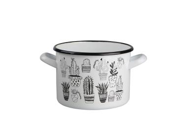 Zdjęcie: Garnek prosty Cactus White 3,6 L - 18 cm biały ALTOMDESIGN