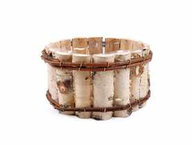 Skrzynka z brzozy z folią 25x25x13 cm TIN TOURS
