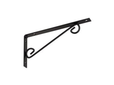 Zdjęcie: Wspornik ornamentowy prosty 250x125 mm czarny WOP 250C DMX