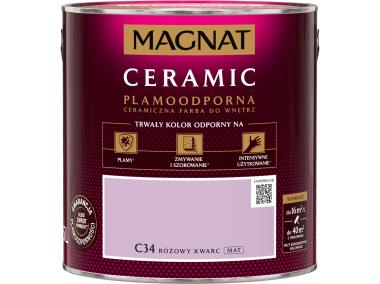 Zdjęcie: Farba Ceramic różowy kwarc C34 2,5L MAGNAT
