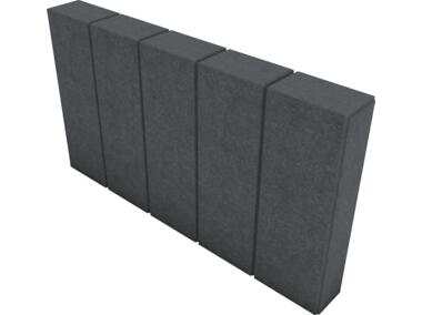 Zdjęcie: Obrzeże Fem 6x28x50 cm grafitowe gładkie POLBRUK