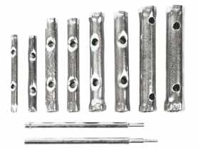 Klucze rurowe 6-22 mm, zestaw 10 sztuk TOP TOOLS