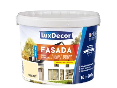 Zdjęcie: Farba fasadowa waniliowy 10 L LUXDECOR