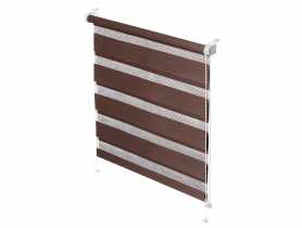 Roleta mini Zebra 725 brąz 90x150 cm GARDINIA