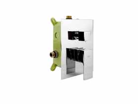 Bateria wannowa Hexa Quadro natryskowa podtynkowa 3-drożna KFA