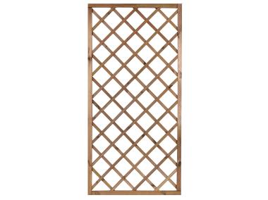 Zdjęcie: Kratka diagonalna Pia R34 prosta 90x180 cm brąz SOBEX