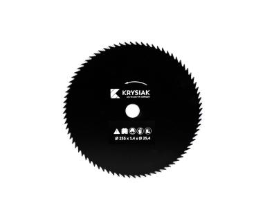 Zdjęcie: Tarcza tnaca 80Z/255 mm/25,4 mm-1,4 mm PAY 255-80 blister KRYSIAK