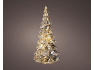 Zdjęcie: Dekoracja świąteczna choinka micro LED srebrno-złota KAEMINGK