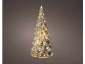 Dekoracja świąteczna choinka micro LED srebrno-złota KAEMINGK