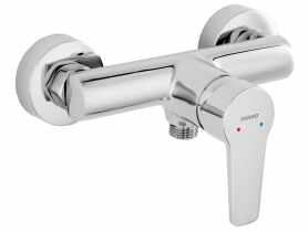 Bateria natryskowa ścienna Ritto, chrom FERRO