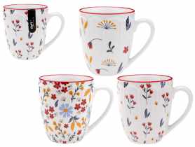 Kubek Exotic flower 400 ml z porcelany New Bone 81496 RAVI