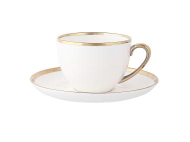 Zdjęcie: Zestaw filiżanka 200 ml ze spodkiem 15,5 cm i talerzem deserowym 15 cm Paradise ALTOMDESIGN